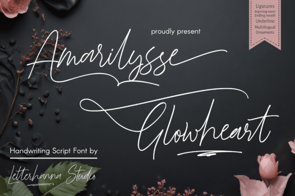 Amarilysse Glowheart: Your Guide to This Elegant Script Font