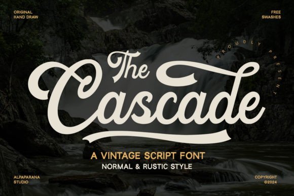 Cascade: An Authentic Script for Timeless Design