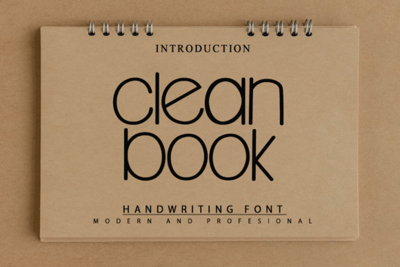 Clean Book: A Script Font for Elegant Branding