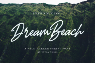 Dream Beach: A Wild Marker Script for Bold Branding