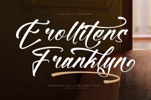 Erollitens Franklyn: A Script Font for Modern Elegance