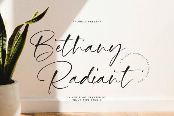 Exploring Bethany Radiant: A Modern Handwritten Script