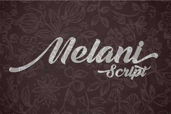 Melani: The Brush Script with Urban Soul
