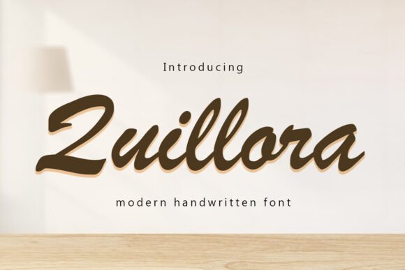 Quillora: The Semi-Brush Script for Modern Elegance