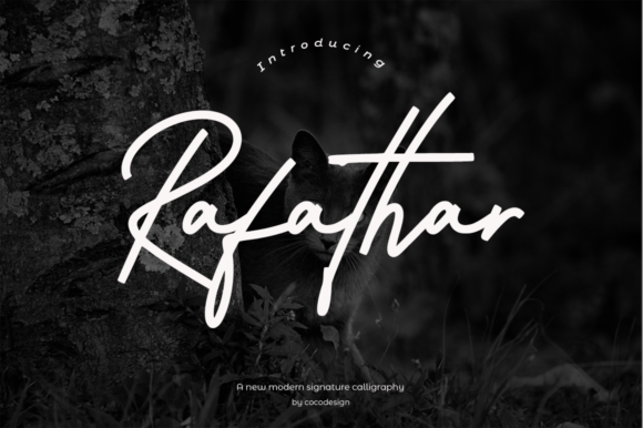 Rafathar Script: The Art of Natural Movement in Design
