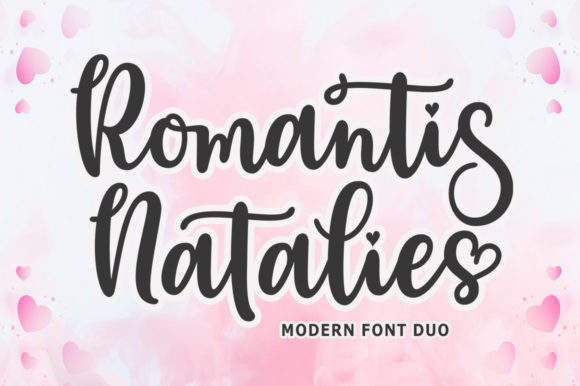 Romantis Natalies: A Modern Duo Font for Your Creative Toolkit