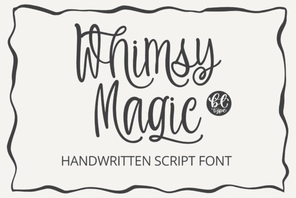 Whimsy Magic: A Romantic Script for Elegant Designs