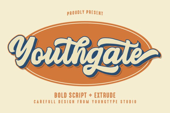 Youthgate: A Curvy Script Font for Modern Branding
